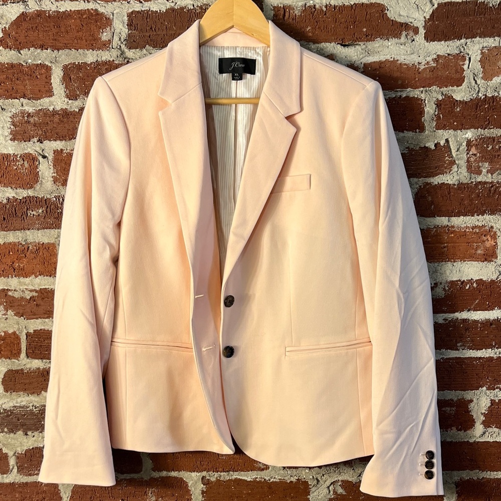 J. Crew Women's Light Pink Suit Jacket